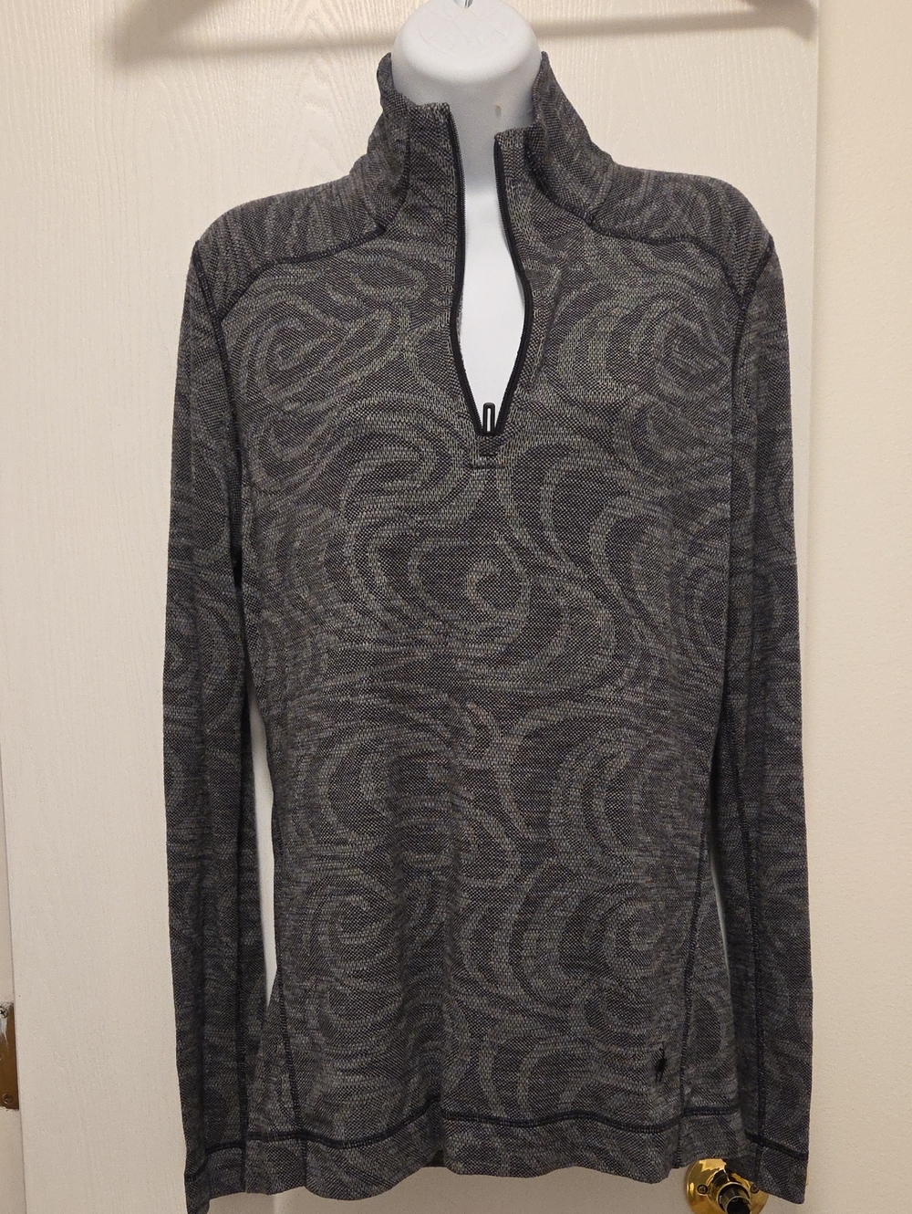 Smartwool Midweight Pattern Zip Top XL